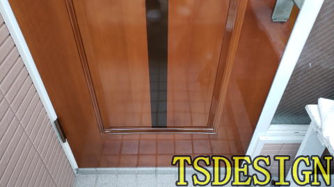 玄関ドア塗装350-05