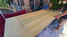 木製玄関ドア塗装例452-03 横浜市金沢区