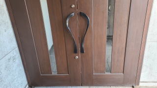 木製玄関ドア塗装例456-03 茅ヶ崎市