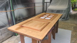 木製玄関ドア塗装例 東京都459-04