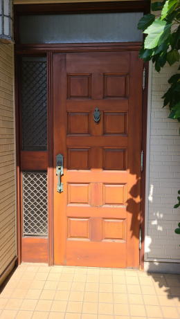 ヤマハ玄関ドア塗装例 461-01