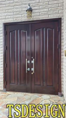 玄関ドア塗装例 小田原市464-02