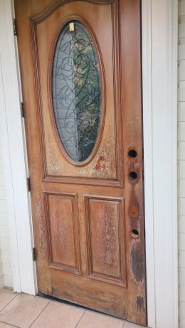 玄関ドア塗装例 逗子市466-01