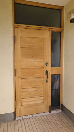 玄関ドア塗装例 茅ヶ崎市467-02