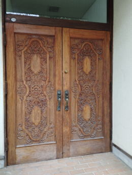 玄関ドア塗装例 横浜市南区468-01